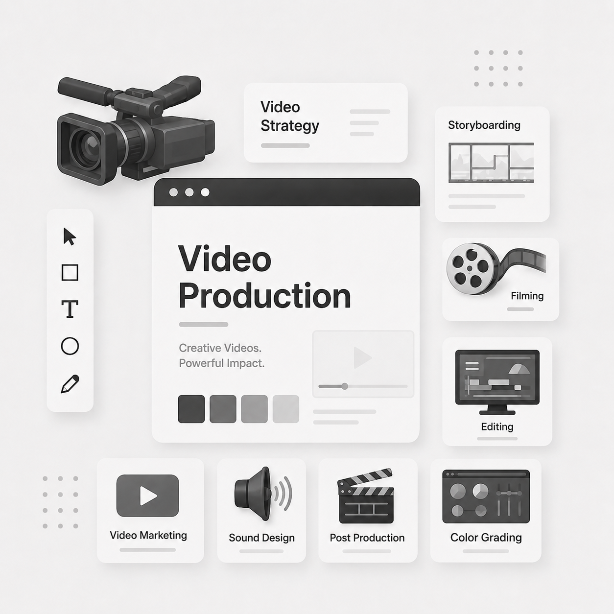 Video Production service illustration
